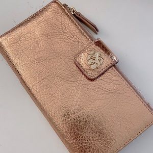 🥂TOMMY BAHAMA Rose Gold Cocoa Beach Travel Wallet🥂